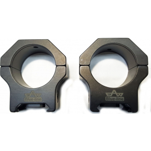 Juego de anillas APEL Blue-line para Picatinny - 36mm. BH10 con conector