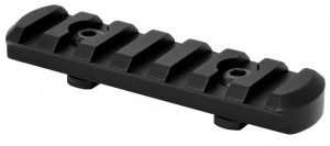 Carril WARNE M-LOK 7 ranuras - negro