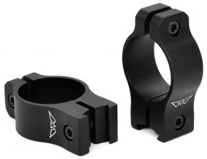 Juego de Anillas WARNE VAPOR 1" carril 11mm.. [Fijas] - Medianas