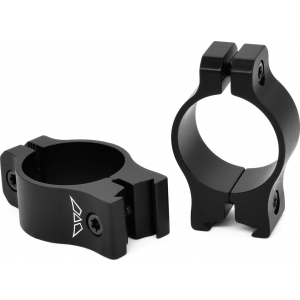 Juego de Anillas WARNE VAPOR 1" carril 11mm. [Fijas] - Bajas