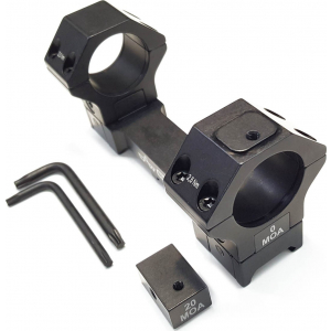 Montura APEL Táctica Black-line 20 MOA para Picatinny - 30mm. altas BH23