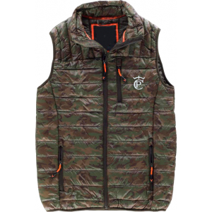 Chaleco Acolchado Camuflaje S8540-WT