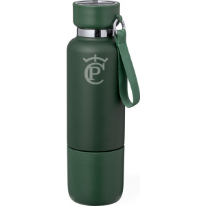 Bidón TÉRMICO, 500 ml, fabrica en acero inoxidable (verde)