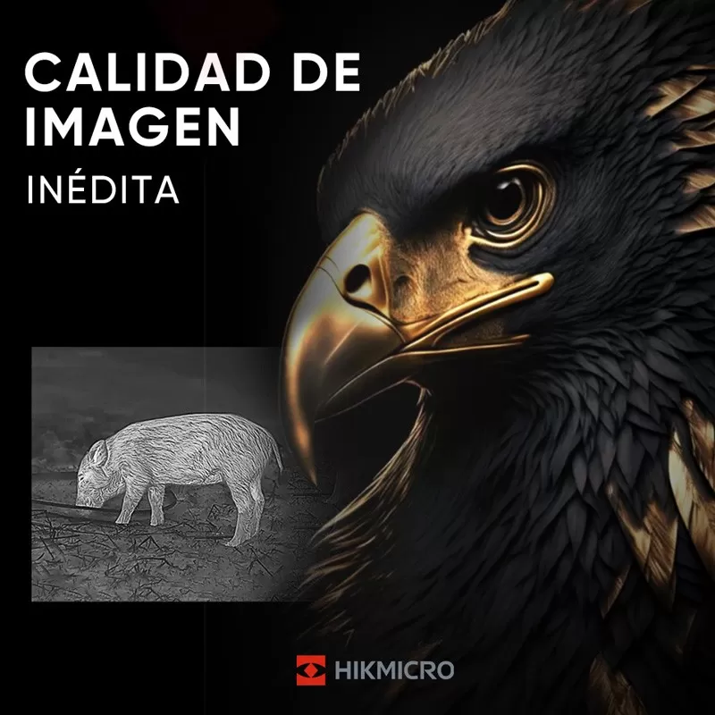 Monocular térmico HikMicro CONDOR CH35L 384X288 Px.50 Hz. 12 μm OLED 1024×768, 20 Mk. 16GB. 1.800 mt. LRF/1.000 MT. - Imagen 6